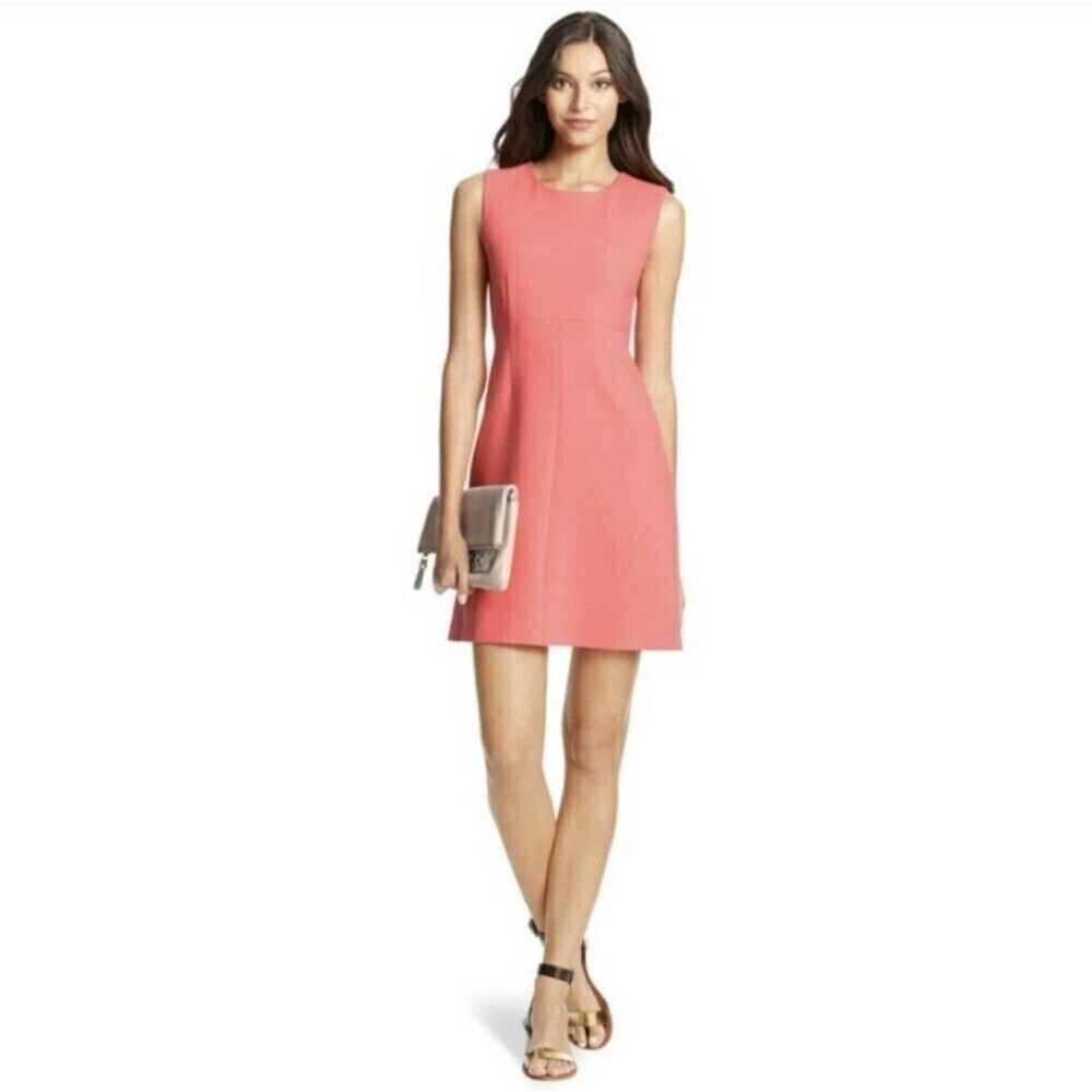 Diane von Furstenberg Pink Carrie Sheath Dress